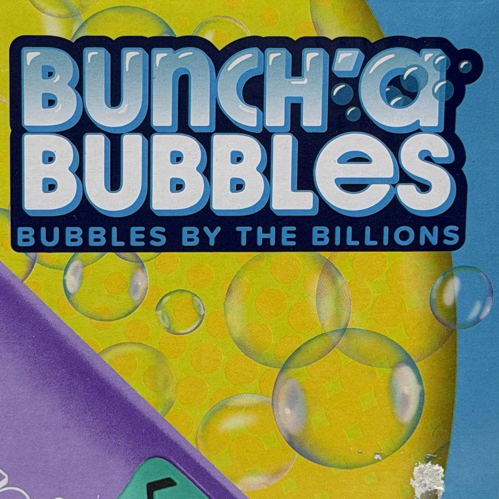 Bunch'a Bubbles Bubble Gun Blaster Purple LED Lit Rechargeable New