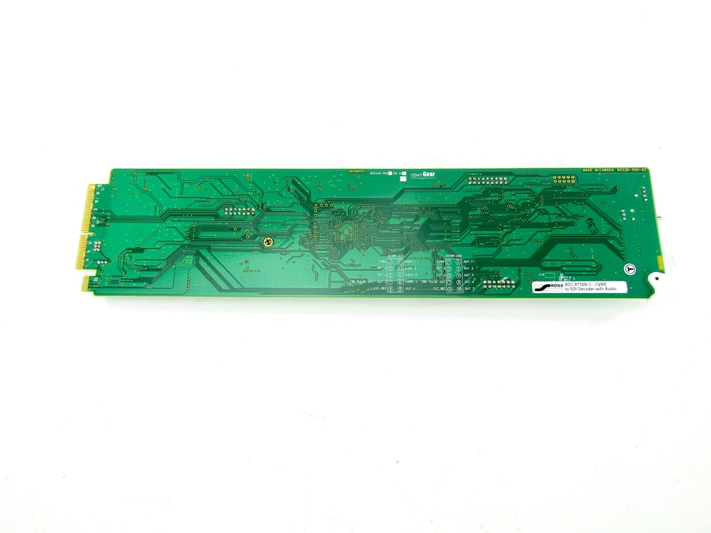 Ross OpenGear ADC-8732B-C CVBS (Composite) to SDI Decoder w/ Audio