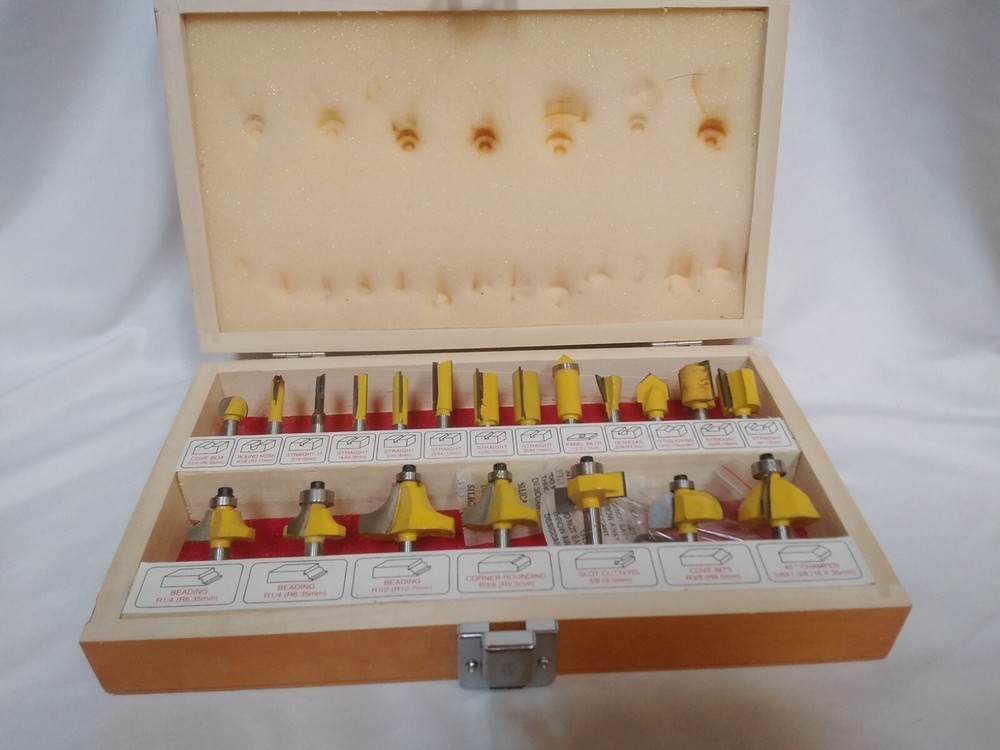 CUMMINS 20 PC CARBIDE TIP ROUTER BIT SET