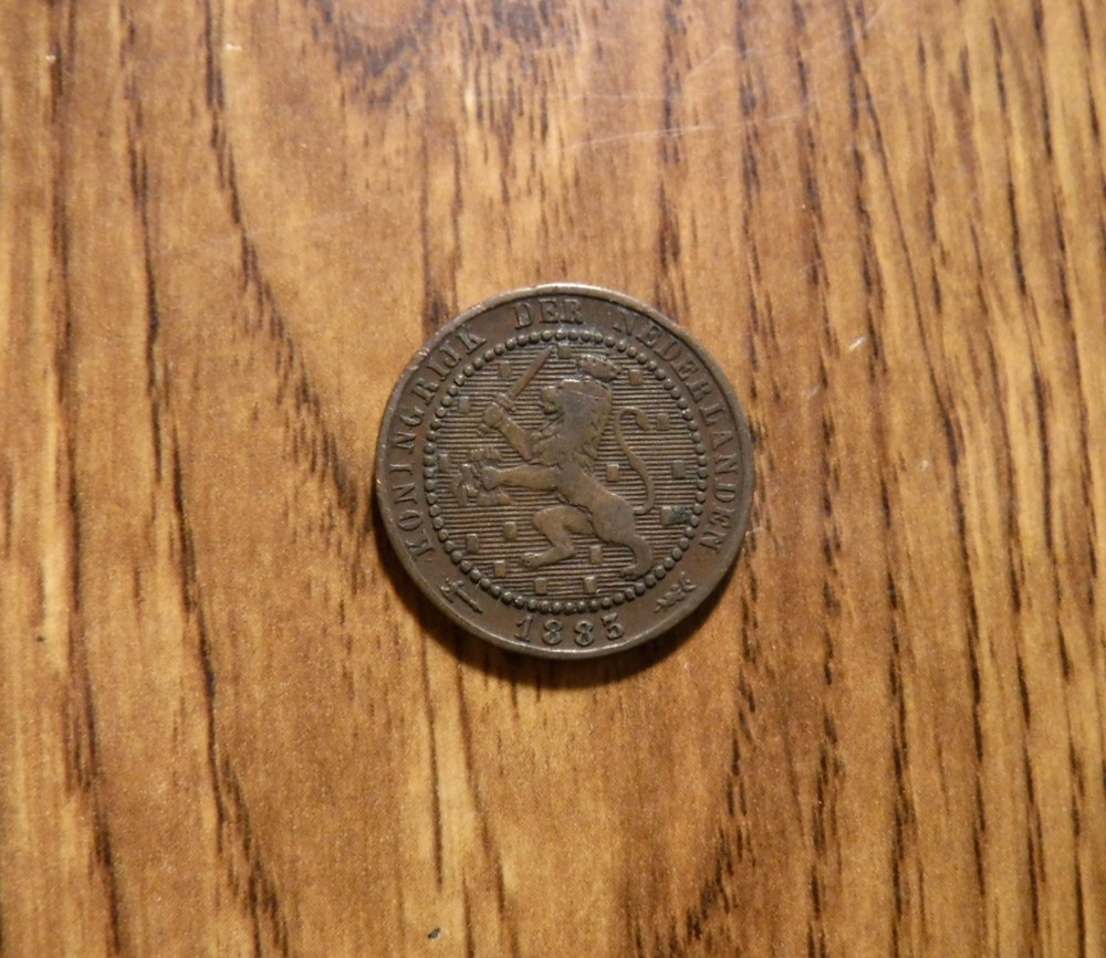 NETHERLANDS 1 CENT 1883 COIN (540)