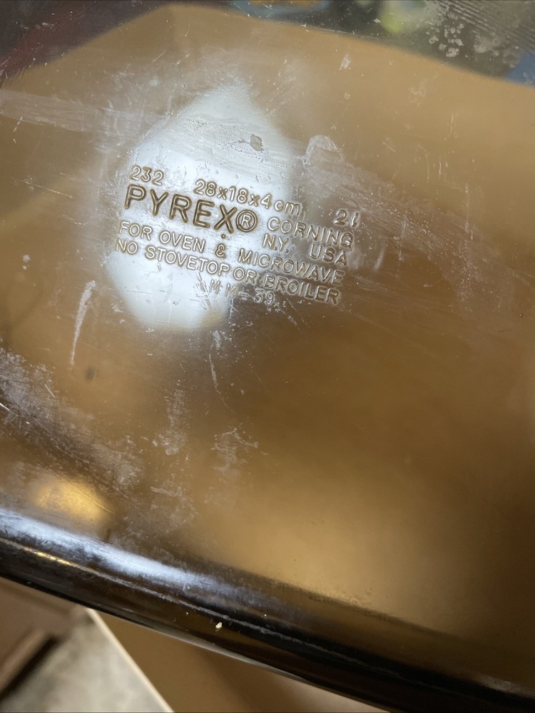 Pyrex 232 28 X 18 X 4 cm Brown Baking Dish
