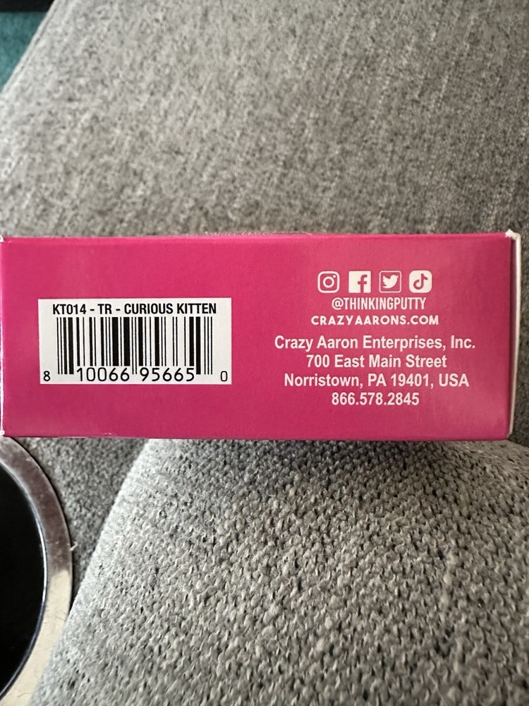 Aarons Crazy Thinking Putty 2.1 Oz Curious Kitten