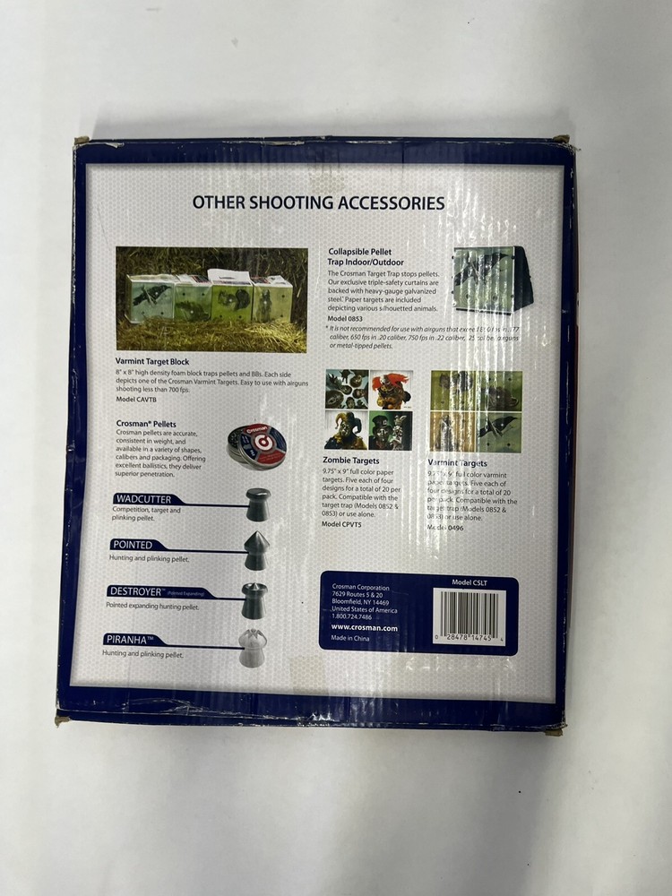 Crosman CSLT Metal Spinning Target,Black Black