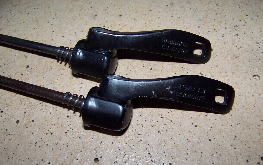 Shimano Black Quick Release/ Skewer Set