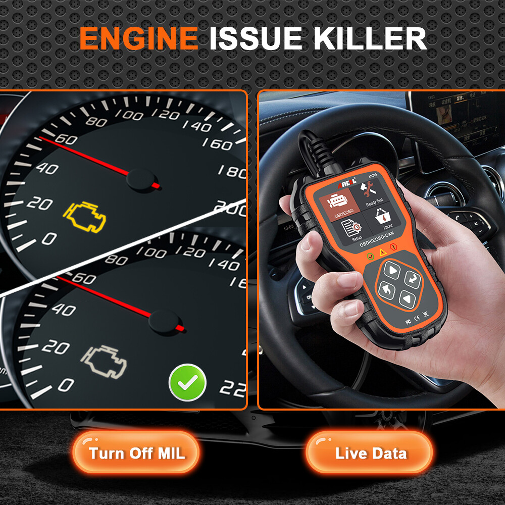 Check Engine Fault Automotive OBD2 Code Reader ODB2 Scanner Car Diagnostic Tool