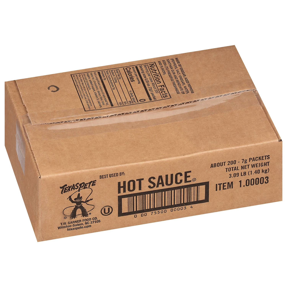 Texas Pete Hot Sauce, 200 ct.