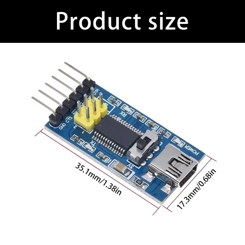 Universal FT232RL USB to TTL Serials Module for and STCs MCUs