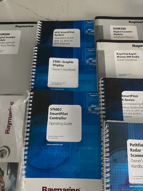 Raymarine E series Complete Manuals