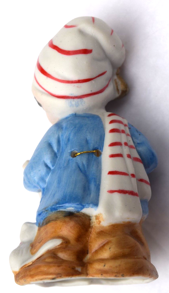 Hand Painted High Quality Bisque Bell Caroler 1981