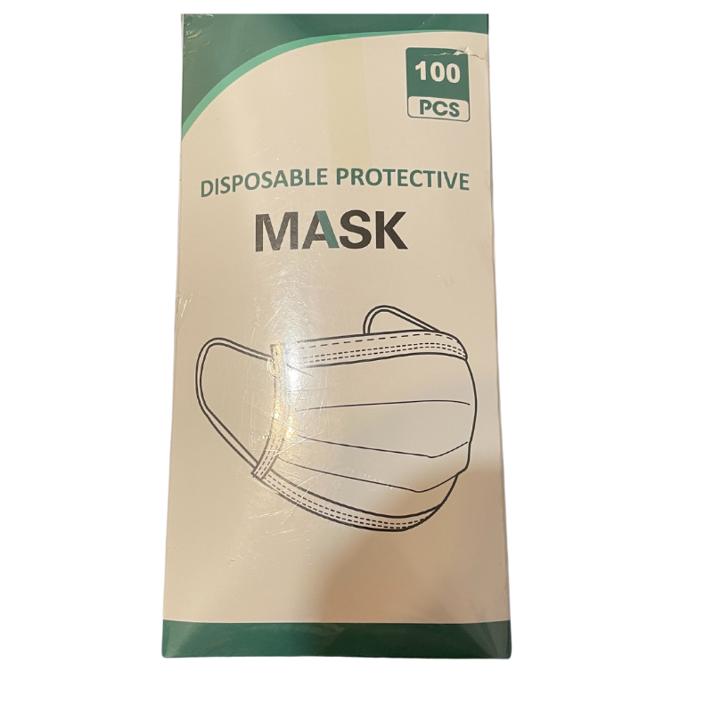 200 Mask Disposable Face Masks 3-Ply Earloop Sealed Box