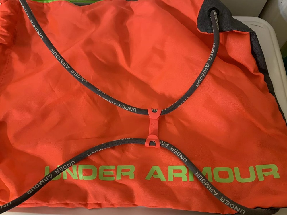 Under Armour Bag Orange Sackpack Sling Pack Sinch Bag