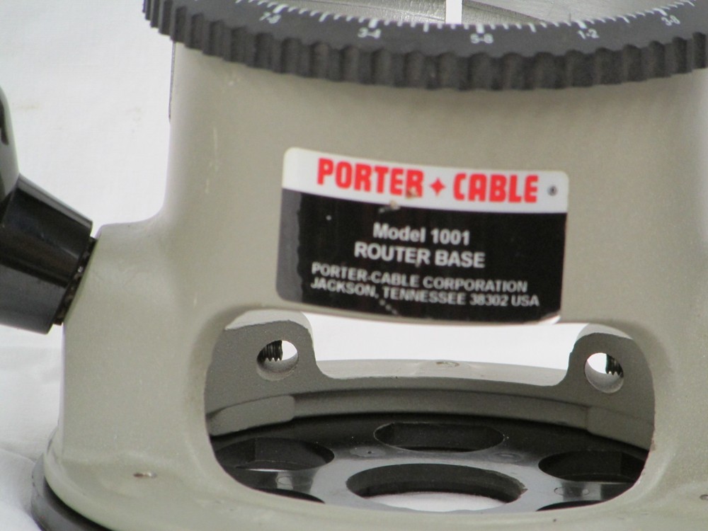 NICE Porter Cable Fixed Router Base #1001 - Complete