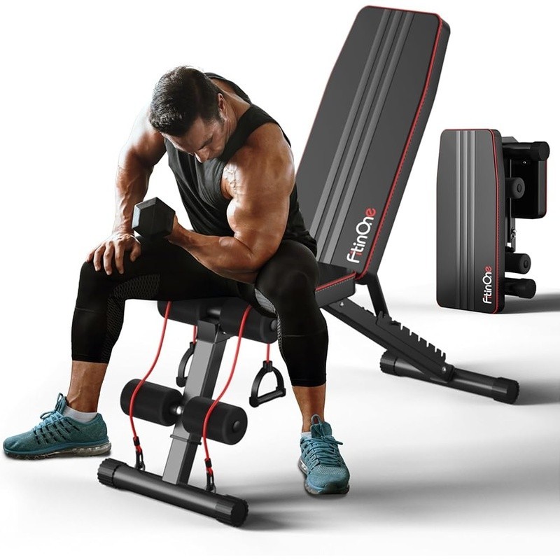 660lbs Weight Bench Multi-Functional Foldable Strength Training Equipment New