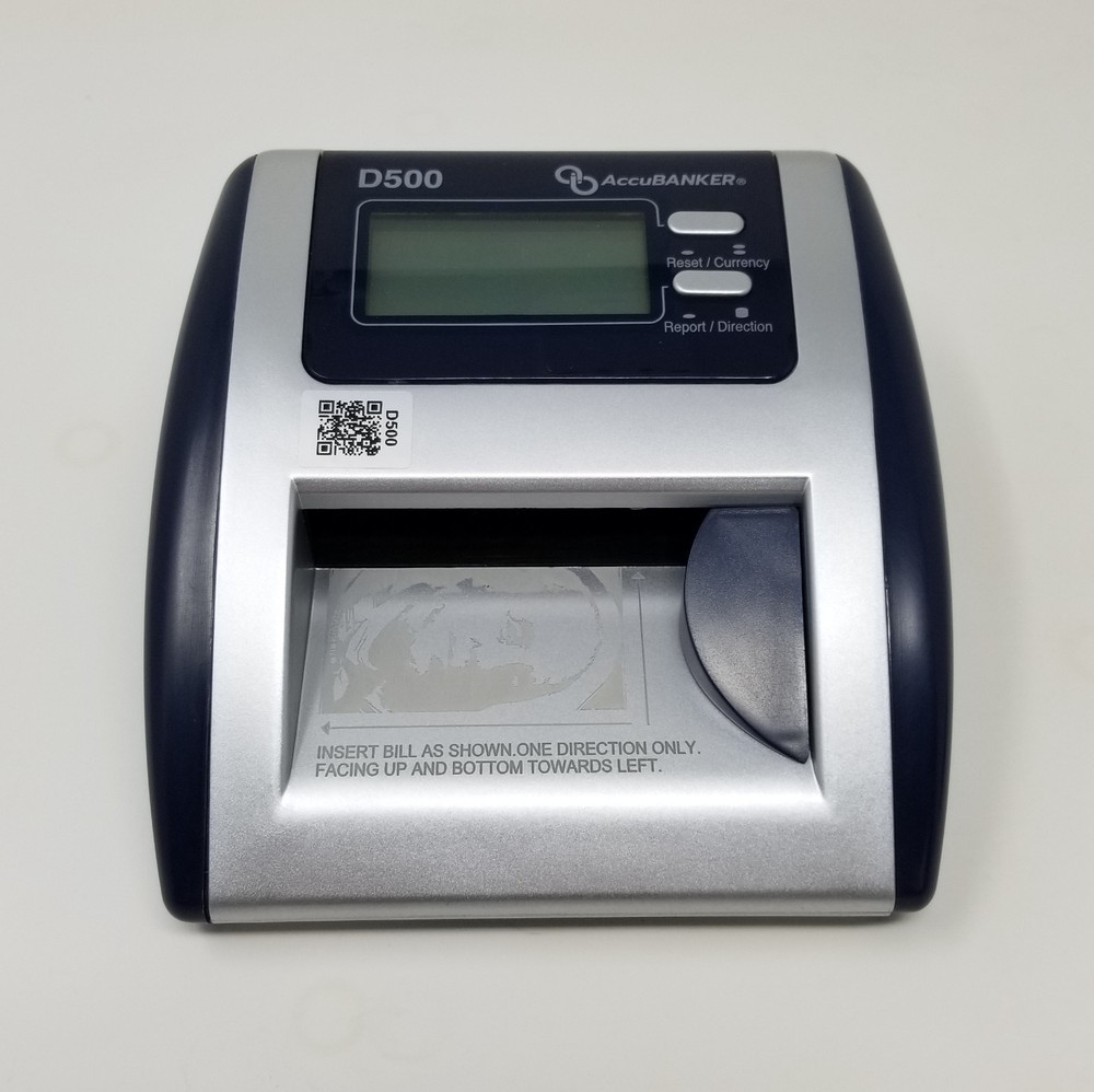 AccuBANKER D500 Counterfeit Bill Detector - Refurbished