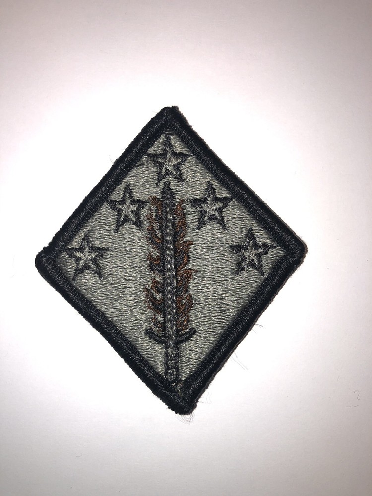 20th Support Command / CBNRE U.S. Army Shoulder Patch With Hook & Loop Back