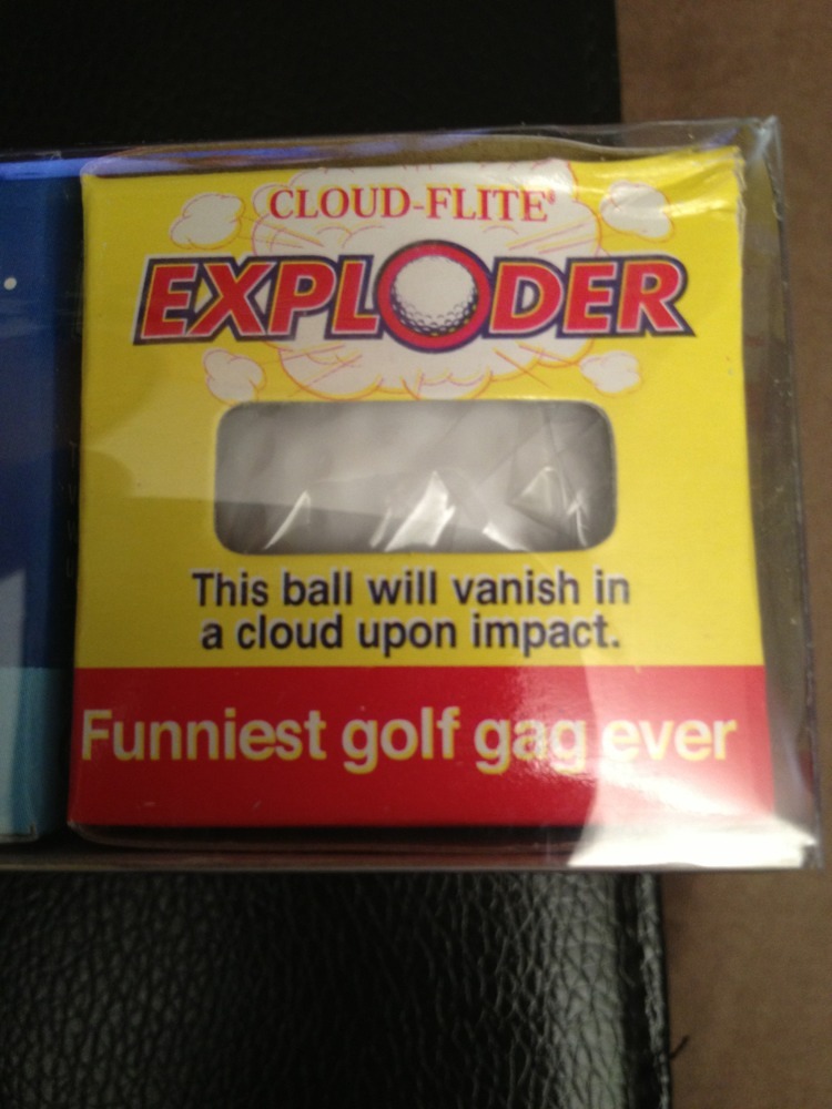 Trick Golf Ball Gift Pack Perfect Fo Any Golfer Great Laugh Exploder Phantom Etc