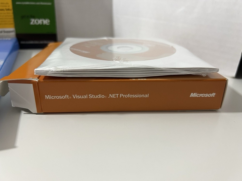 Vintage Microsoft Visual Studio.NET Professional Software suite Version 2002