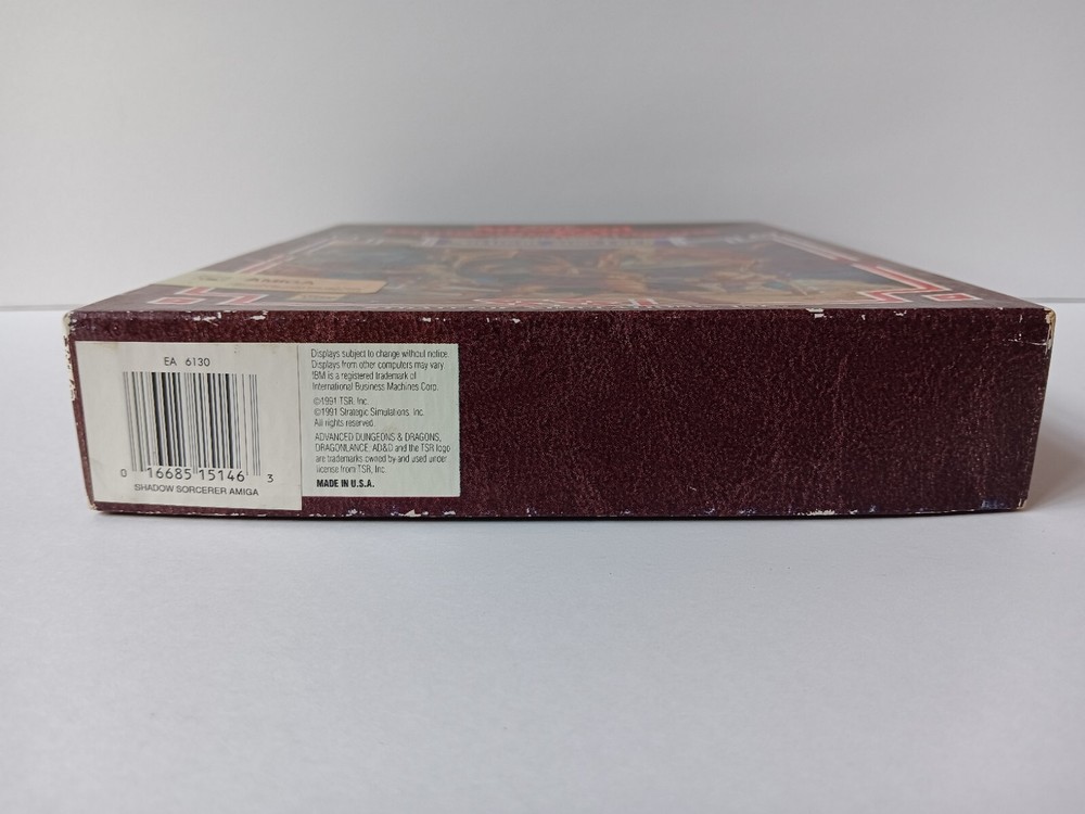 Amiga Advanced Dungeons & Dragons Shadow Sorcerer Computer Software Tested/Works