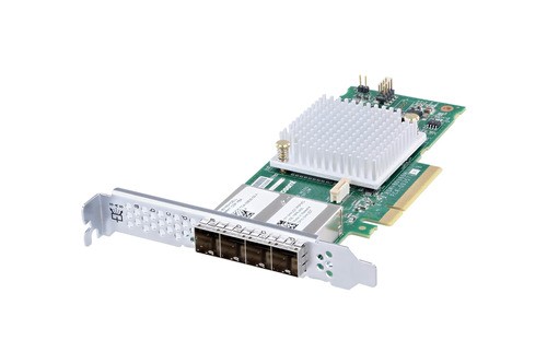 HBA Controller Card Dell HHJD7 ASA-80165H Quad Port Host Bus Adapter Controller