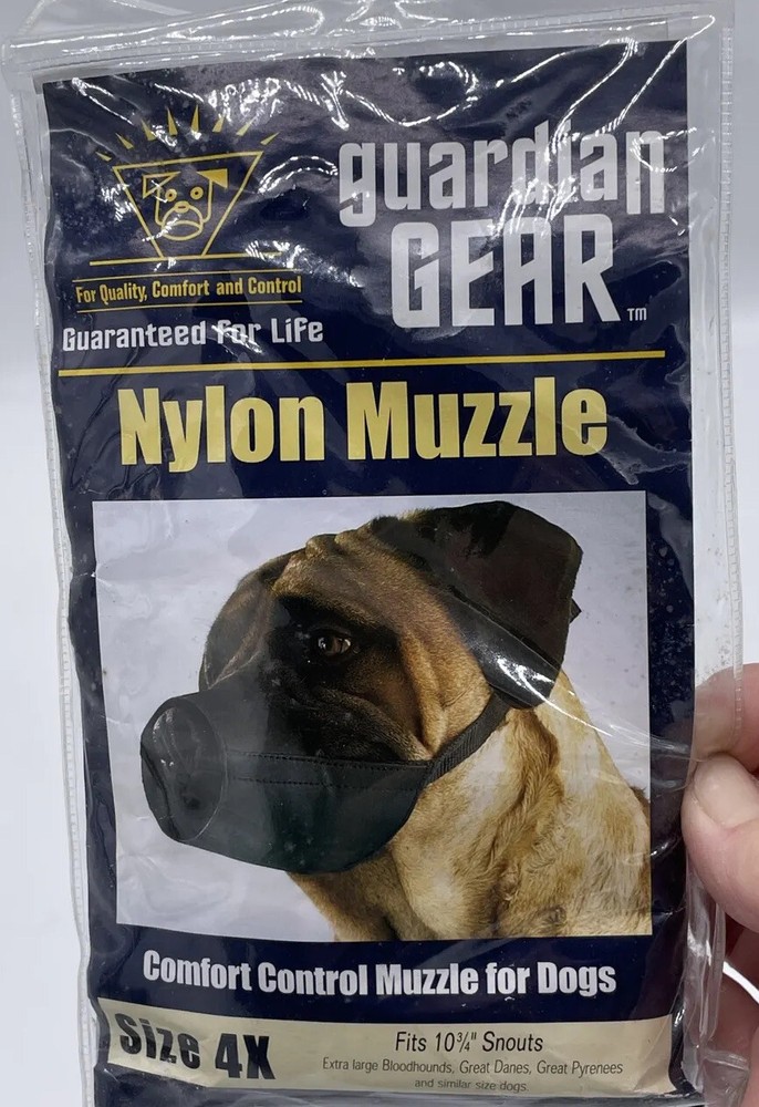 Guardian Gear Lined Muzzle Size 4XL  - FAST US SHIPPER