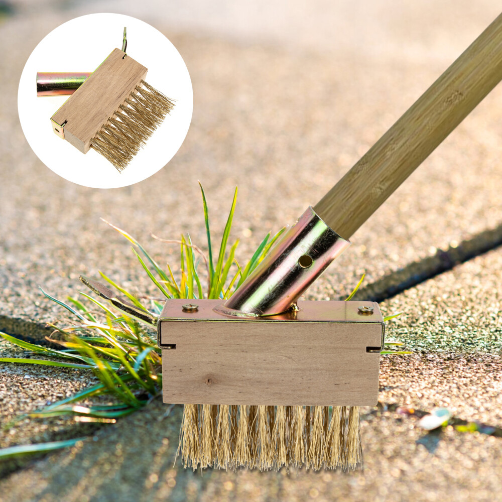 Weeding Brush Moss Grout Scrubber Moss Cleaner Brush Wacker Moss Scraper