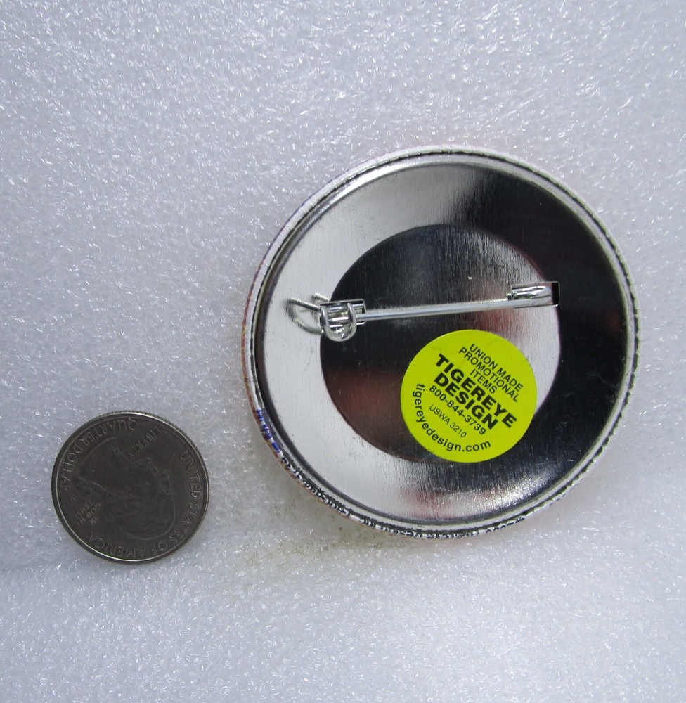 Steelworkers For Gore Lieberman Political Button Pin
