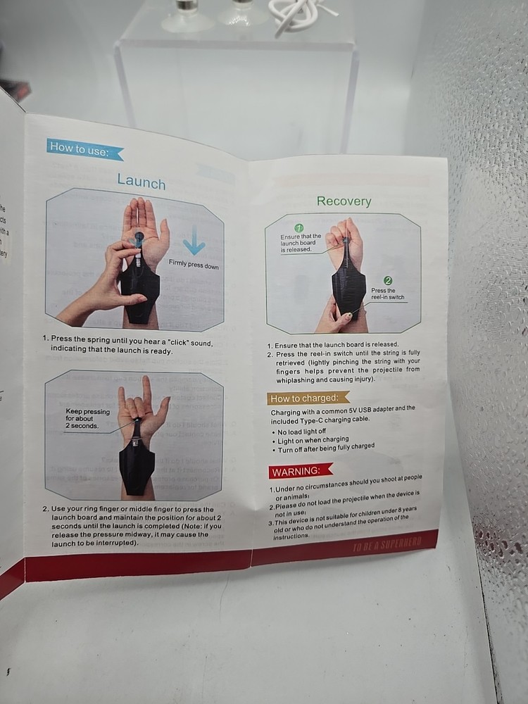 OVERFUN Web Launcher String Shooter Device New Sealed