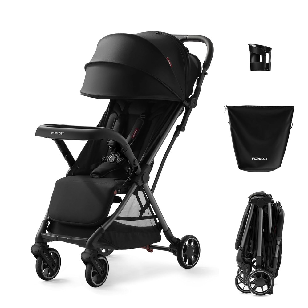 Compact Clickgo Lightweight Stroller with One-Click Fold & UPF50+ Canopy