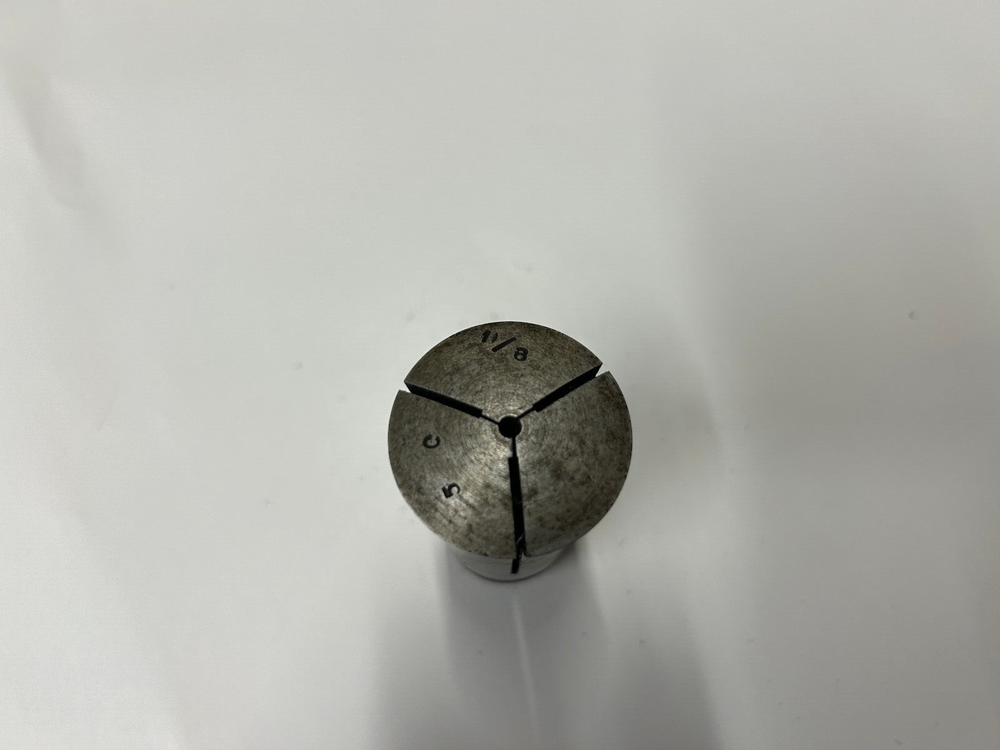 1/8" Steel Round 5C Collet w/Internal Threads
