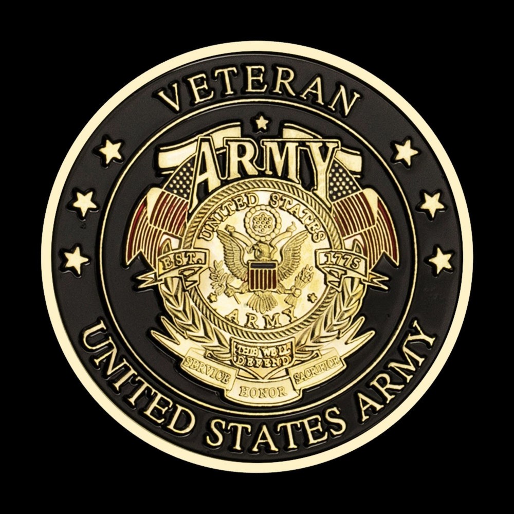 Army Veteran Challenge Coin