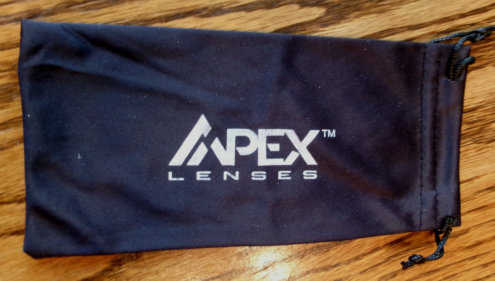 Apex Lenses Black Microfiber Bag EUC