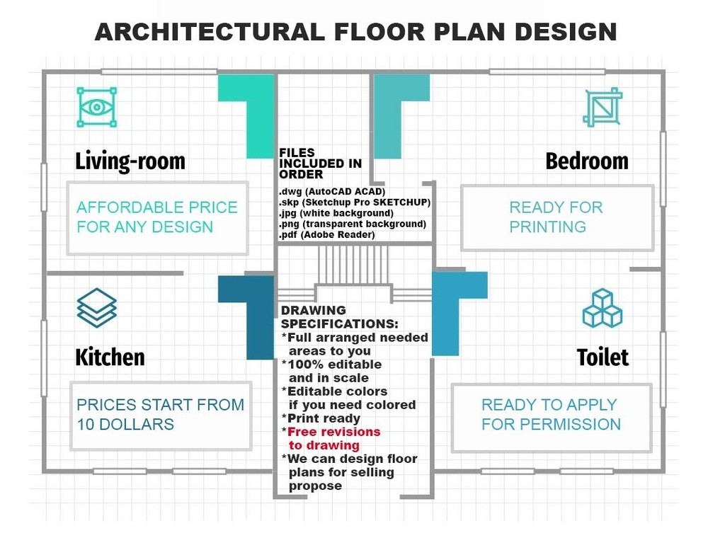 Custom Architectural Floor Plan Design