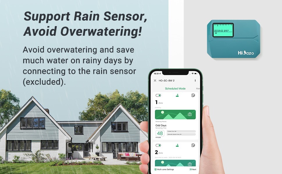 Smart Sprinkler Controller 8 Zones Sprinkler Timer APP Control Irrigation System