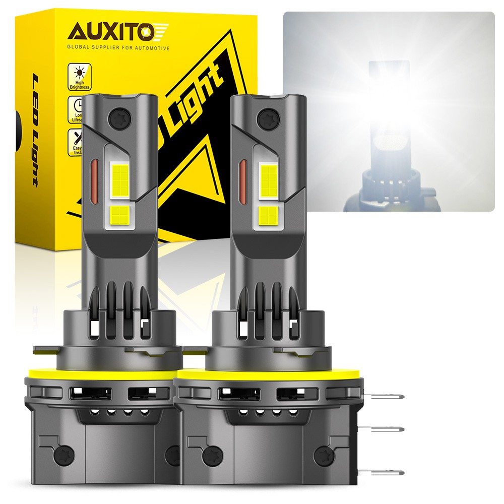 2-20PC AUXITO H15 COMBO LED HEADLIGHT BULBS KIT HIGH BEAM BRIGHT WHITE 6500K E15