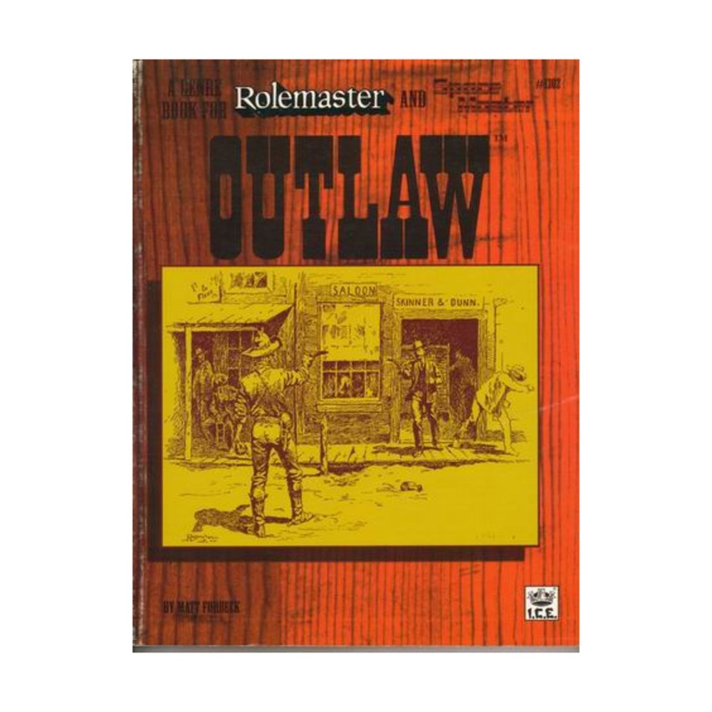 Rolemaster 2nd Ed Outlaw VG+