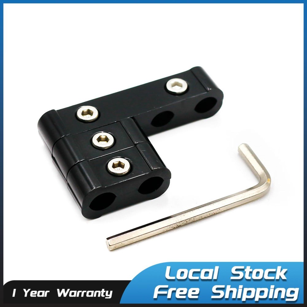 Engine Spark Plug Wires Separator Divider Clamp Kit 8mm 9mm 10mm Wire Black