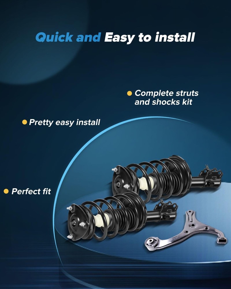 Complete Front Struts Kit for Rio Rio5 Accent 2006-2011 8 PCS
