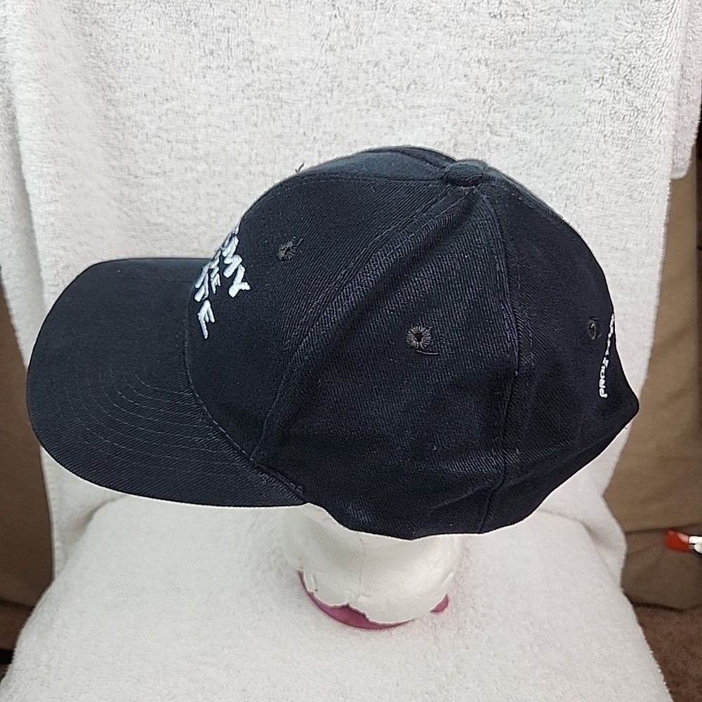 VTG Enemy of The State Black Hat Cap Strapback 1998 Gene Hackman Will Smith