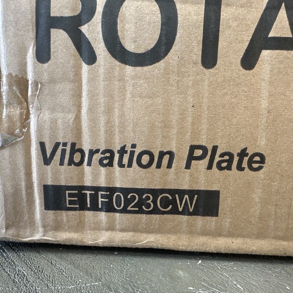 ROTAI SHAKE PLATE VIBRATION EXERCISE MACHINE-LYMPHATIC DRAINAGE - Light White