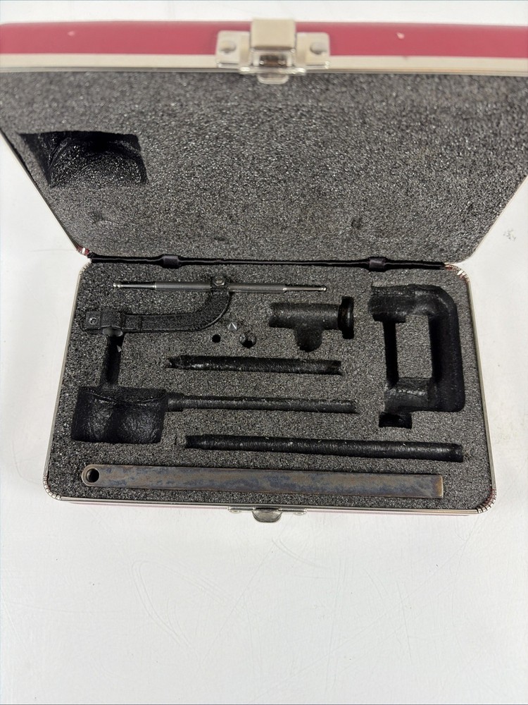 Starrett 670B Indicator Hole Attachment & Dial Test Indicator Holder Arm + Case