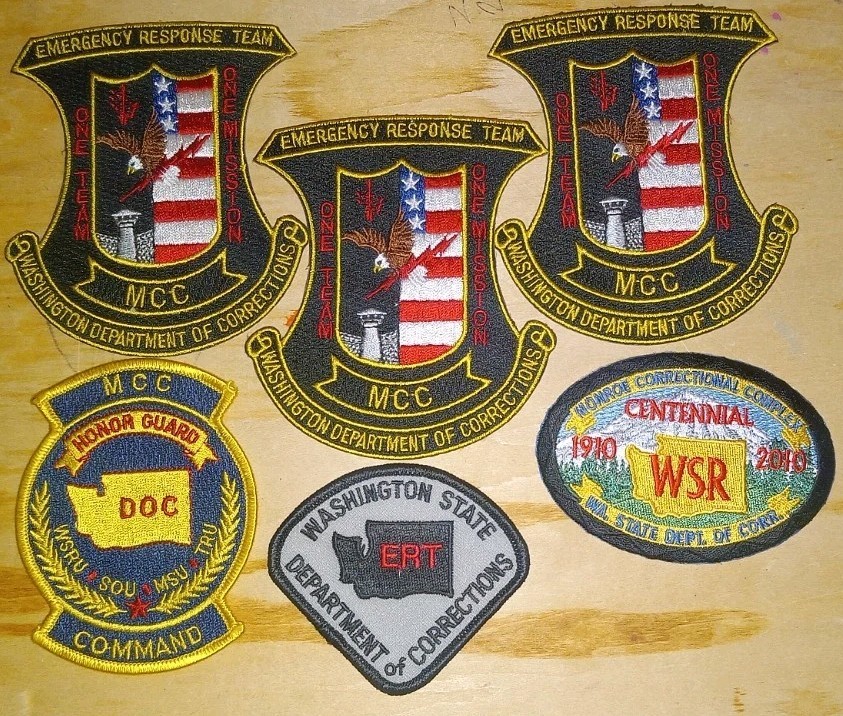 Patch ~ WASHINGTON WA MCC DOC MONROE CORRECTIONAL COMPLEX ERT HONOR GUARD LOT