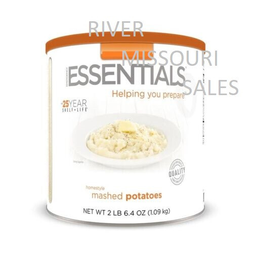 Essentials Instant Mashed Potatoes 2lbs 6.4oz Large #10 Cans Emergency- 25 Year