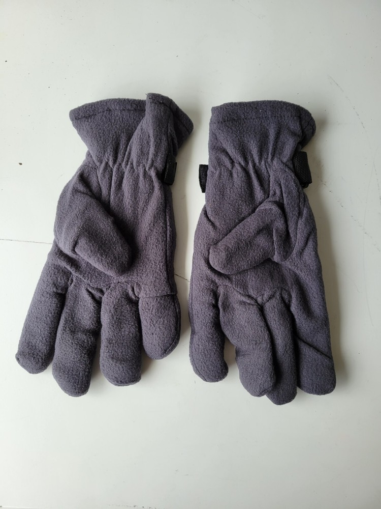 2 PACK Men's Fleece Lined Adjustable Warm Winter Gloves