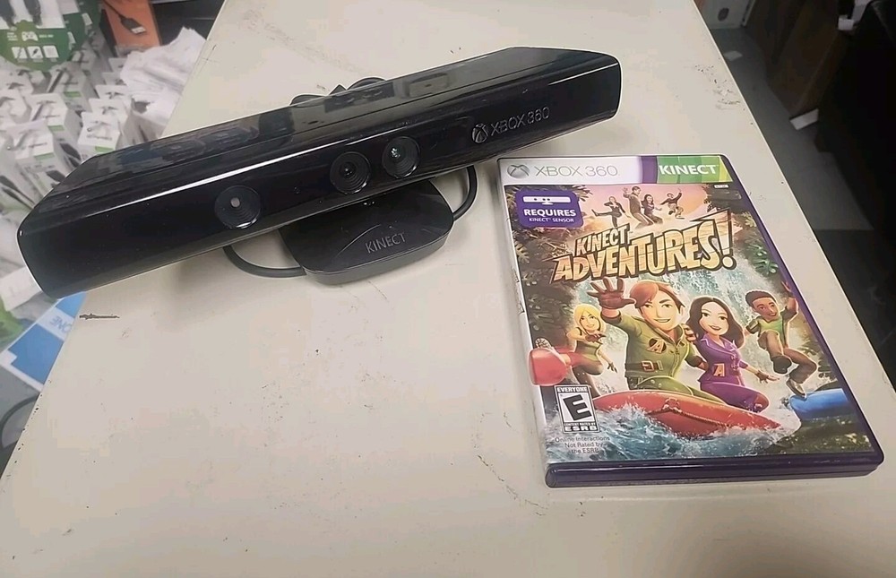 Microsoft Xbox 360 Kinect Motion Sensor Bar & Kinect Adventures Bundle