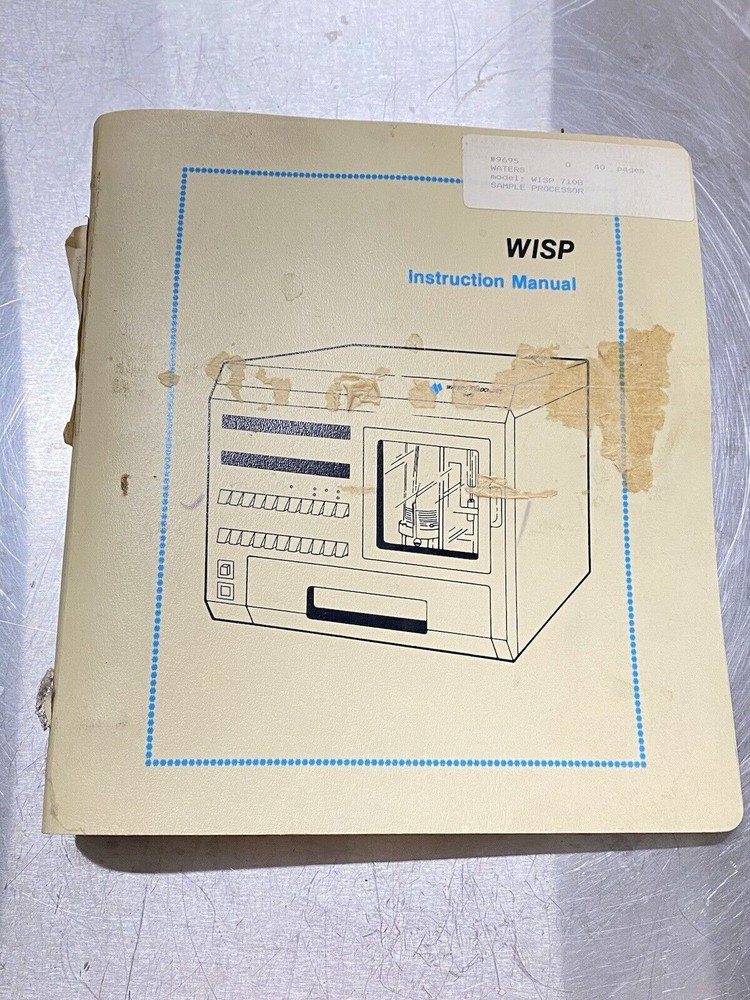 Waters WISP 710B Waters Intelligent Sample Processor - Users Guide / Manual