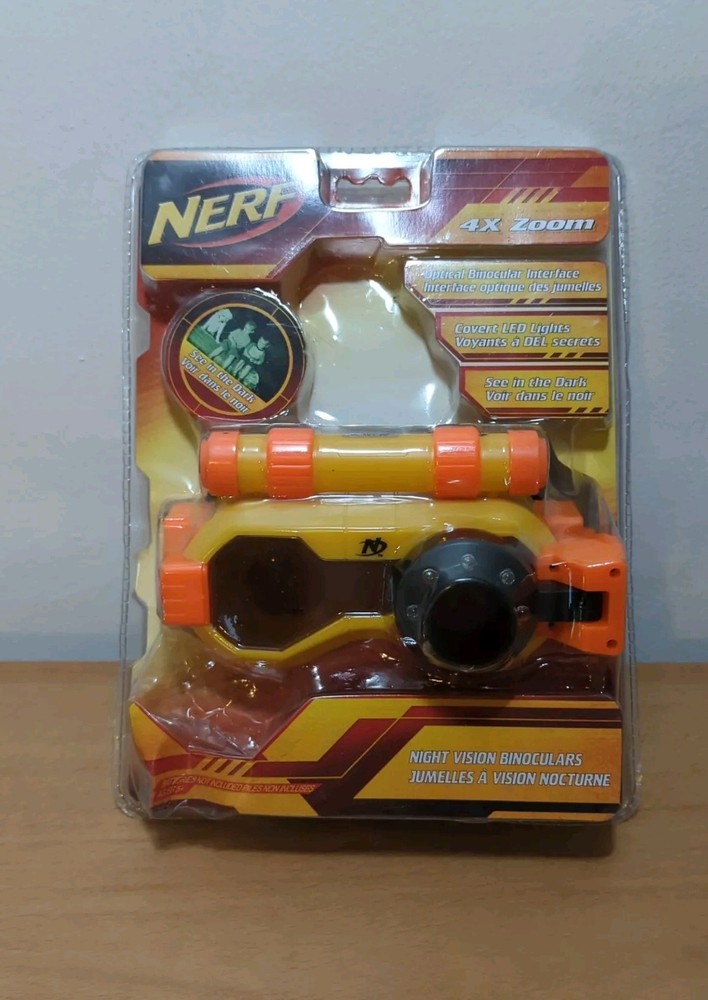 Nerf Night Vision Binoculars 4x Zoom LED Lights