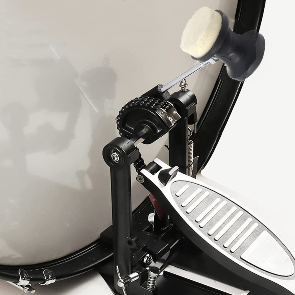 Bass Drum Pedal Beater Double Kick Drum Replacement 2 Pack