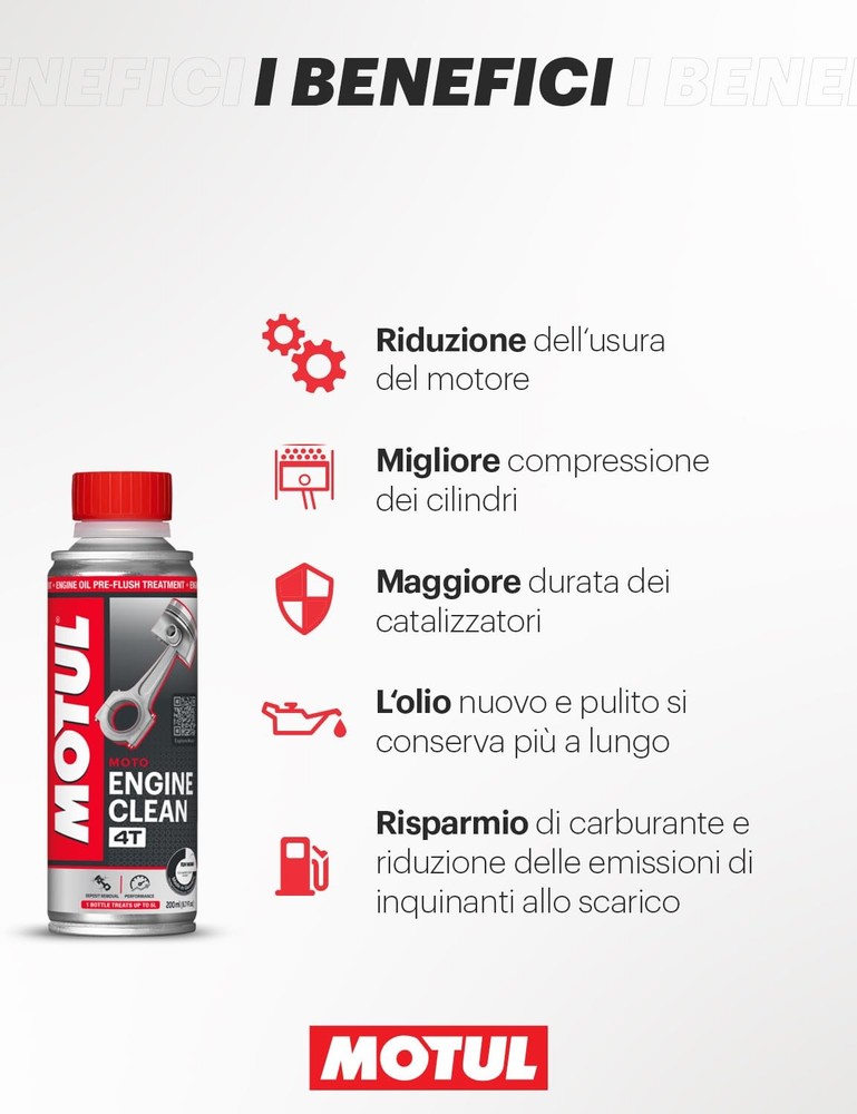 Motul - Engine Cleaner - Healing Additive for 4 Stroke Engines - Reduction
