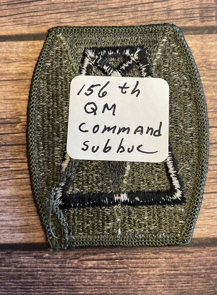 United States Army 156th Quartermaster Command Patch