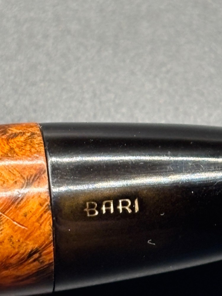 Bari Amber 8244 Smooth Thick Pot Danish Estate Pipe